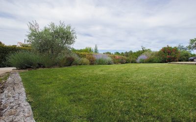 Création de jardin paysagé et petit terrassement pour chemin d’accès – Peynier